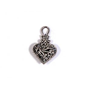 Zawieszka metalowa Charms ScrapBerry's Magic Heart, 20mm